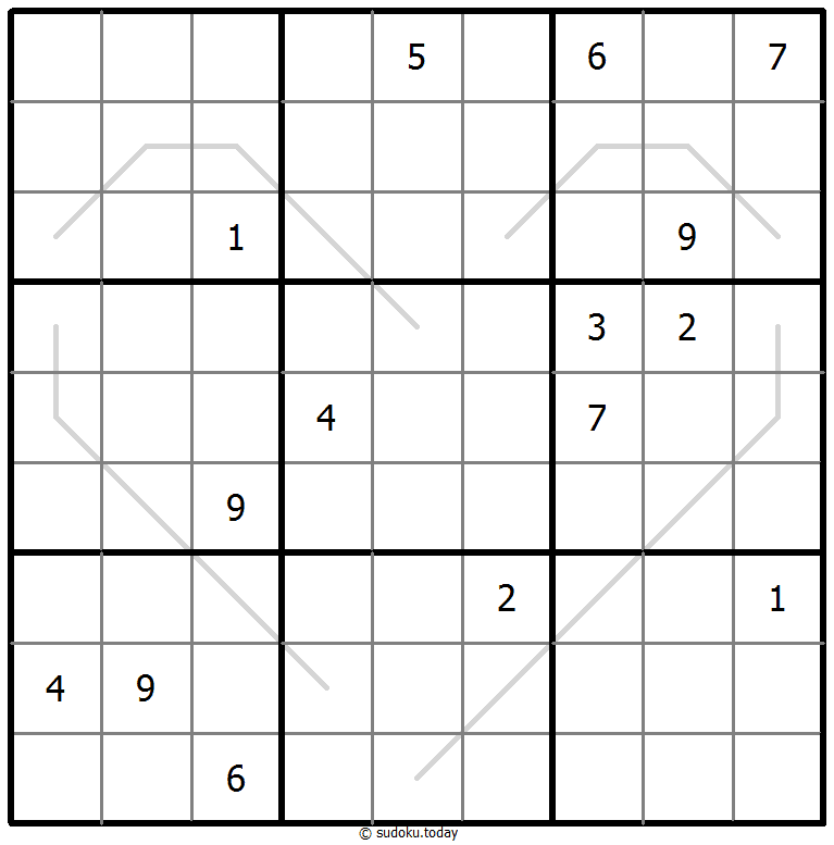 Parity Lines Sudoku 13. Januar 2026