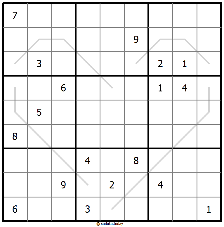 Parity Lines Sudoku 11. Januar 2026