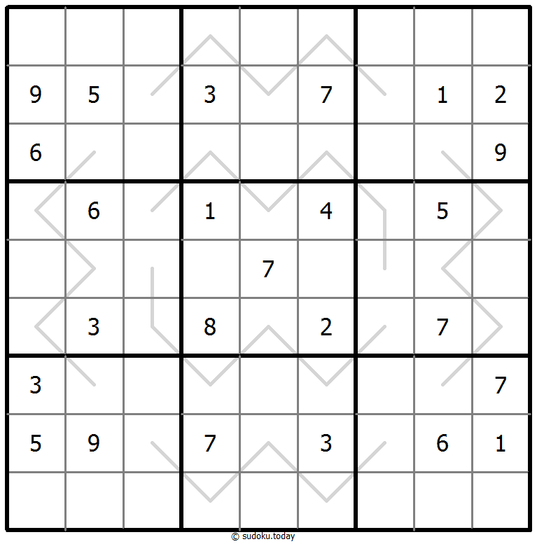 Parity Lines Sudoku 9. Januar 2026