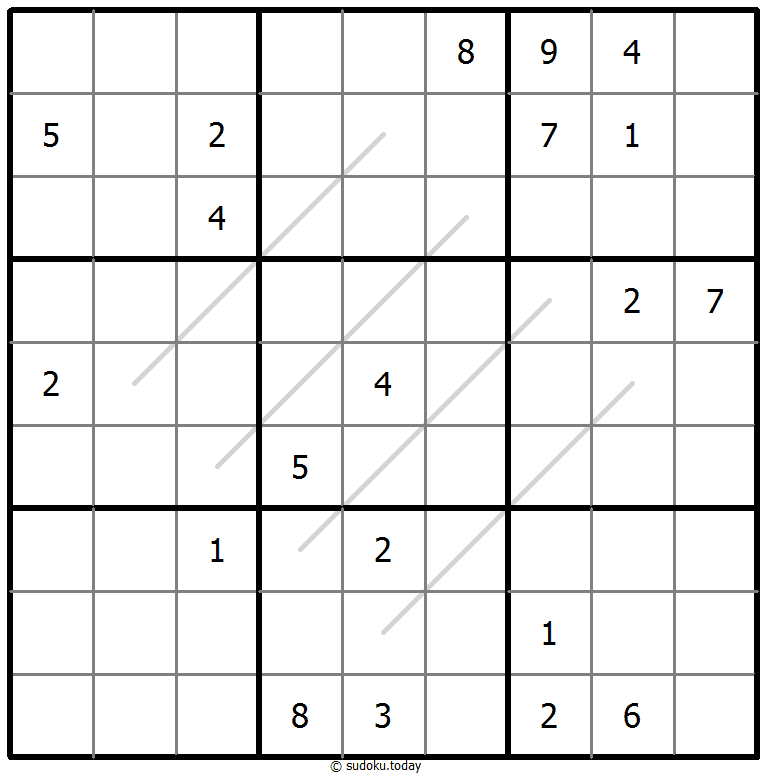 Parity Lines Sudoku 29. Januar 2026