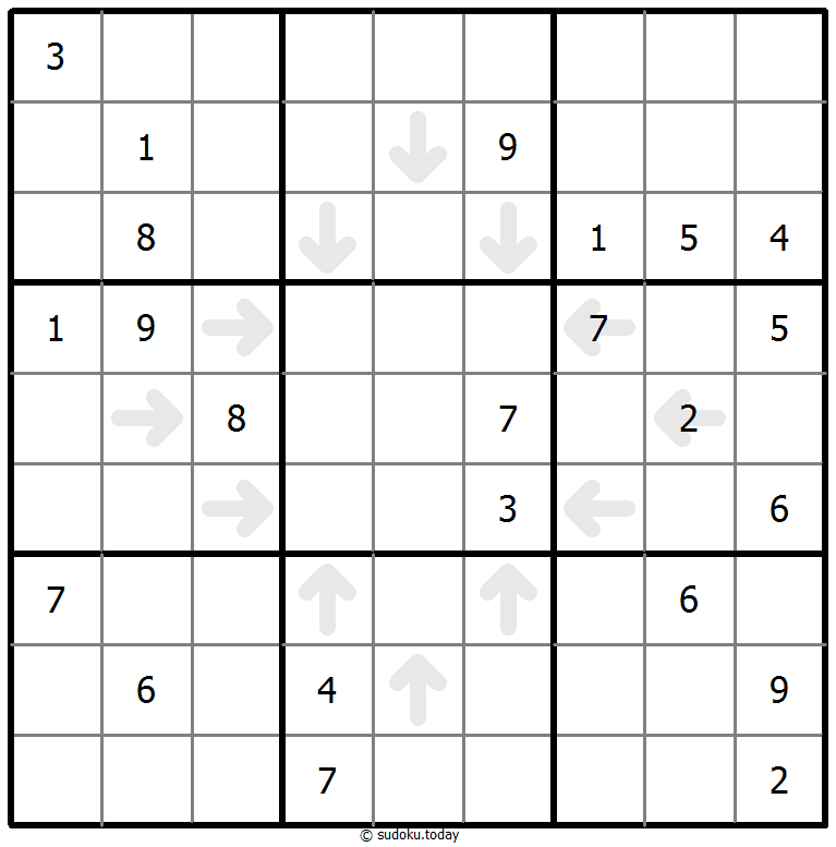 Point-to-Next-Sudoku