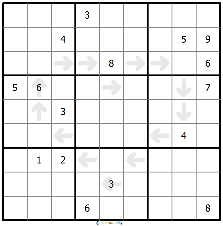 Point-to-Next-Sudoku