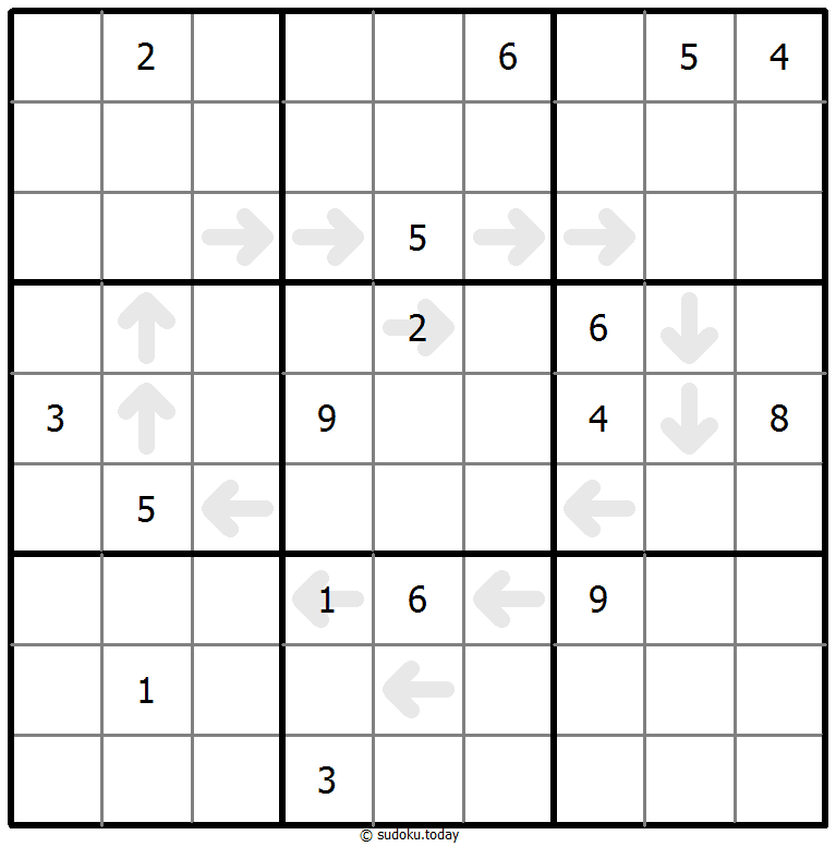 Point-to-Next-Sudoku