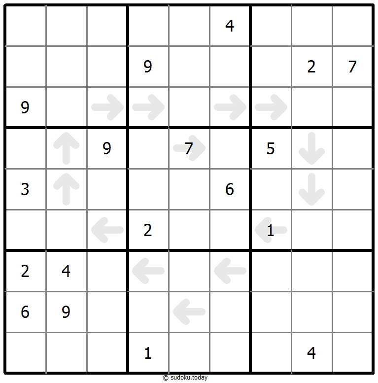 Point-to-Next-Sudoku