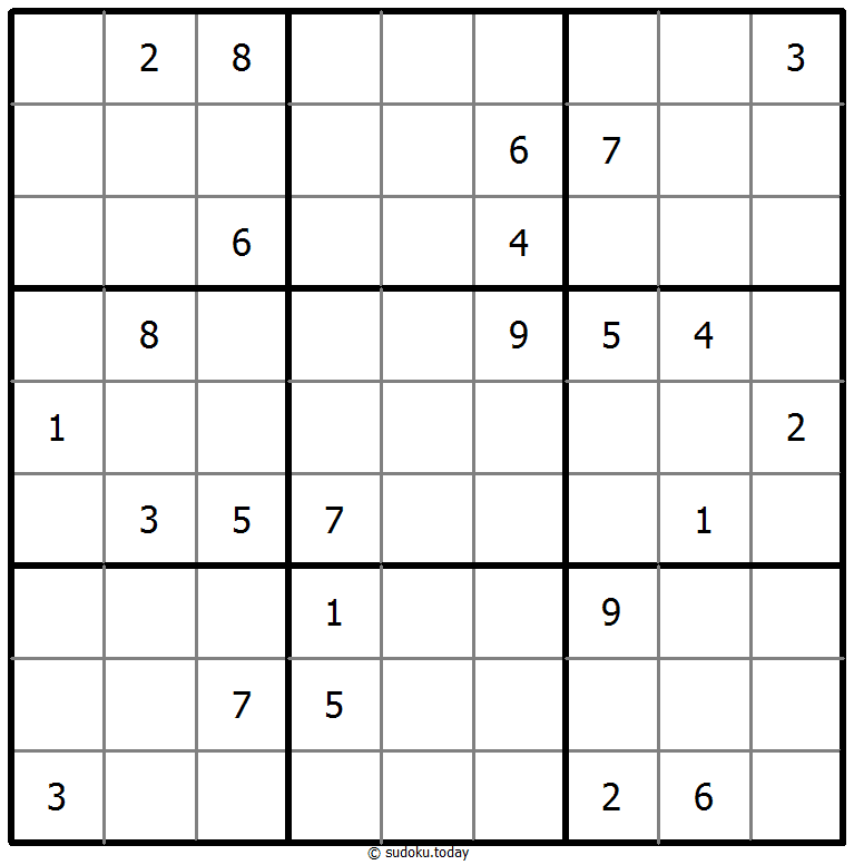Classic Sudoku 28. Oktober 2025
