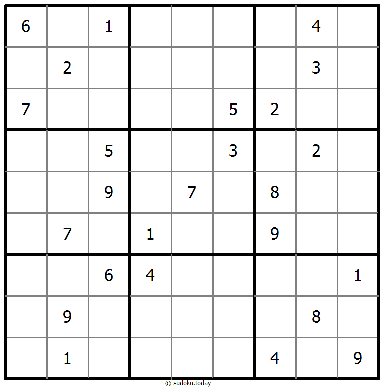 Klassisches Sudoku 18. Februar 2025