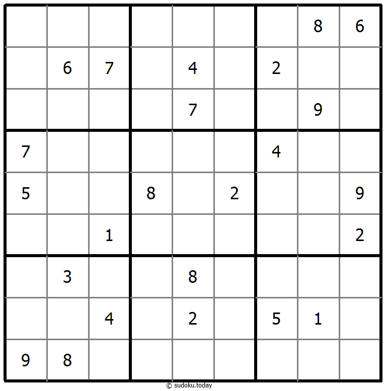 Klassisches Sudoku 04. November 2025