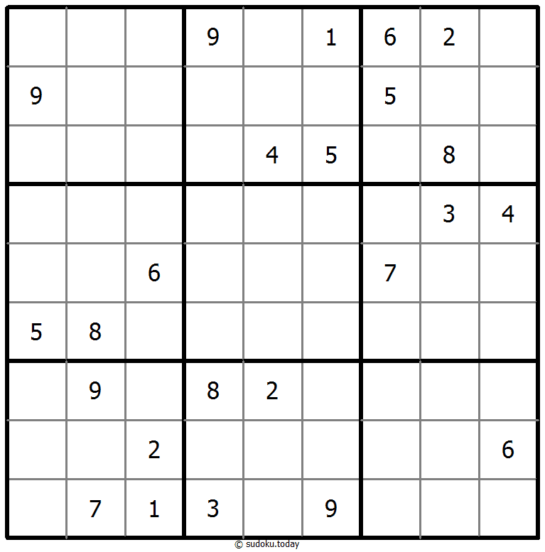 Klassisches Sudoku 30. Oktober 2025