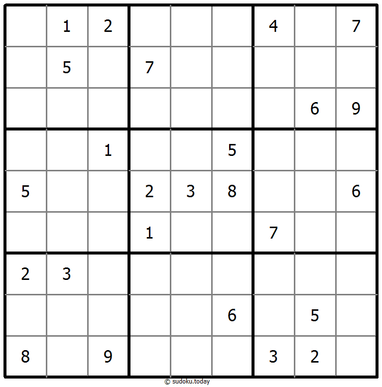 Klassisches Sudoku 18. Februar 2025
