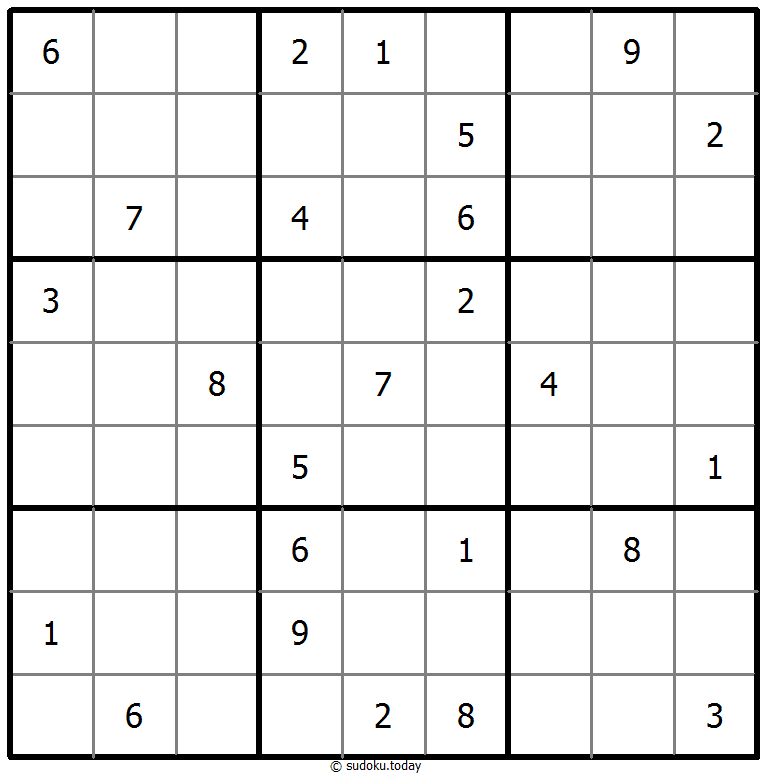 Klassisches Sudoku 18. Februar 2025