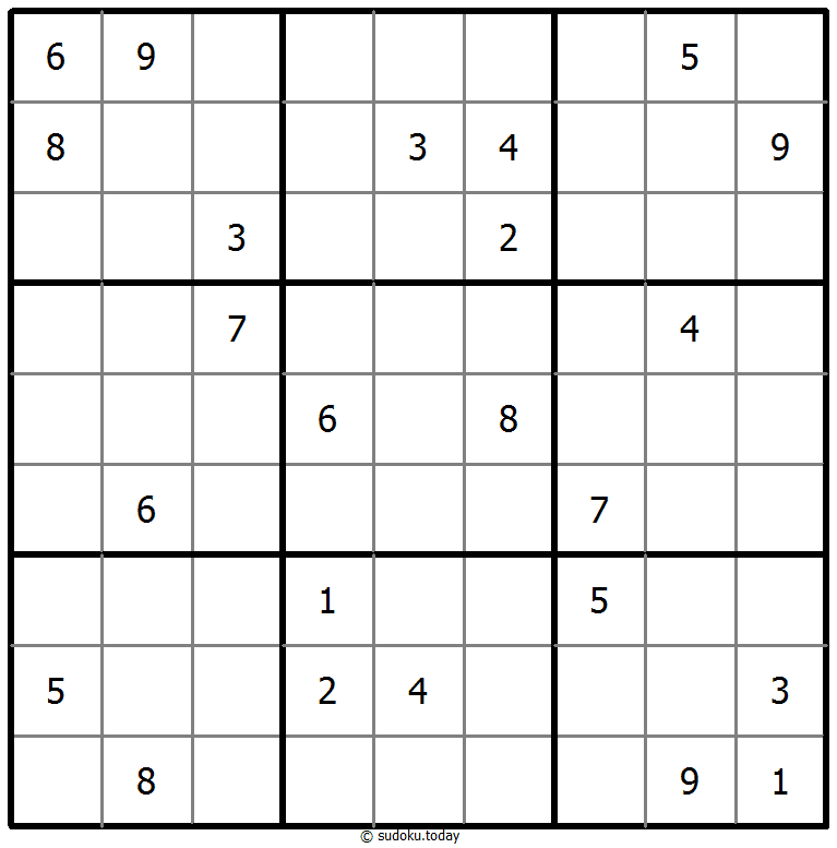 Klassisches Sudoku 04. November 2025