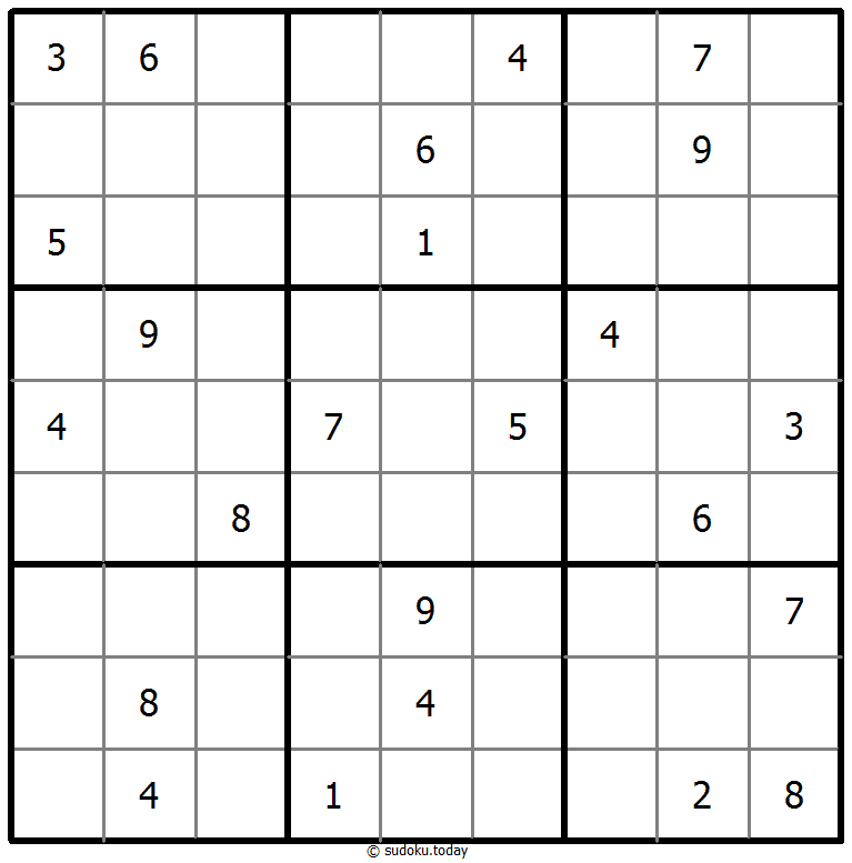 Klassisches Sudoku 30. Oktober 2025