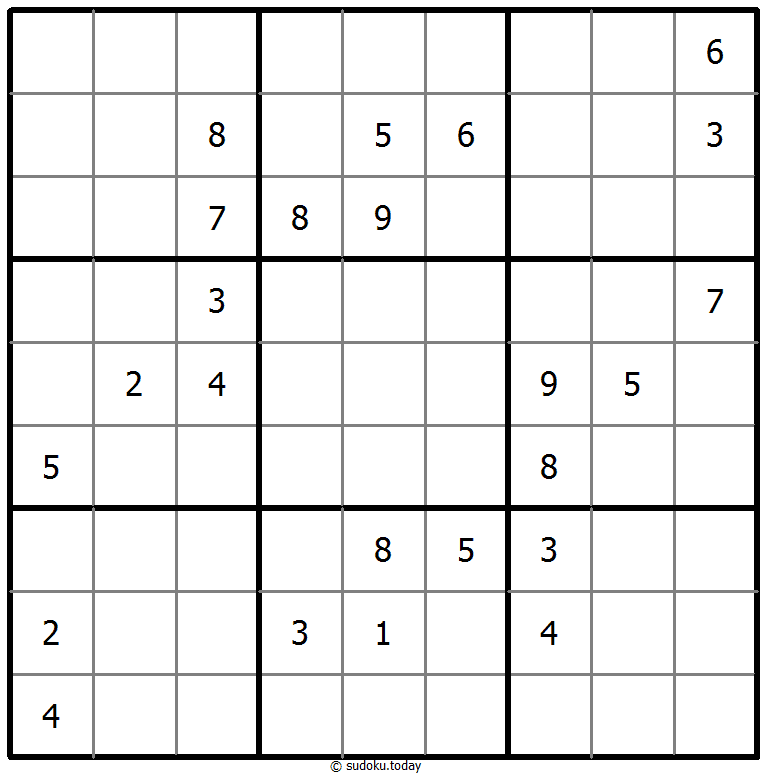 Classic Sudoku 27. Oktober 2025