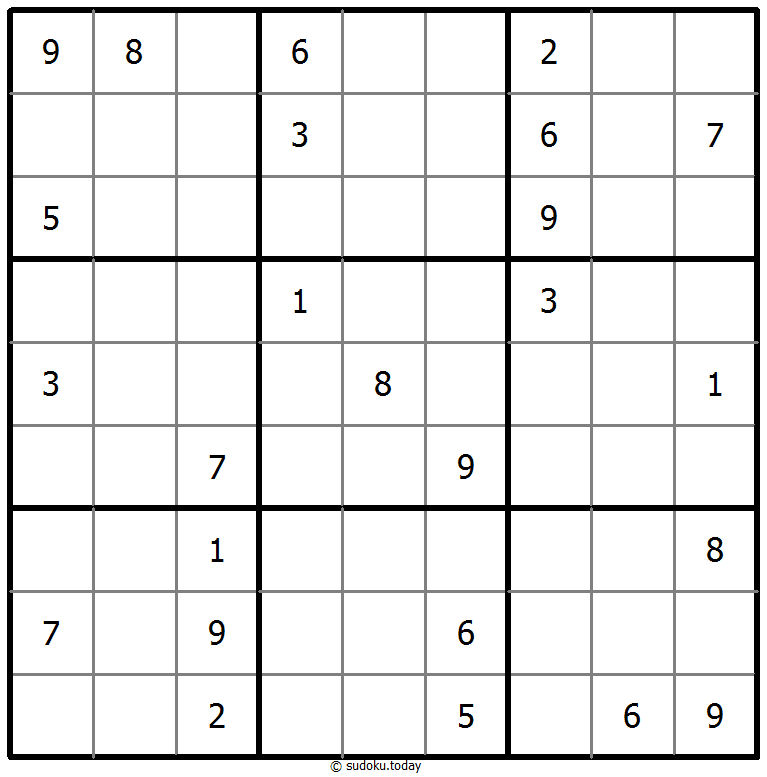 Klassisches Sudoku 05. November 2025