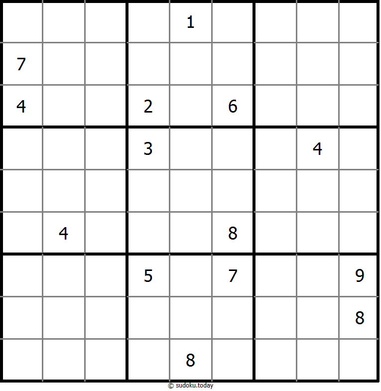 Anti Knight Sudoku 09. Januar 2026