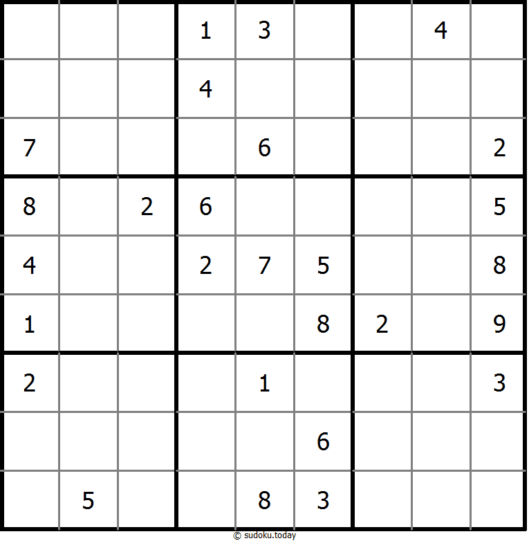 Anti Knight Sudoku 16. Dezember 2025
