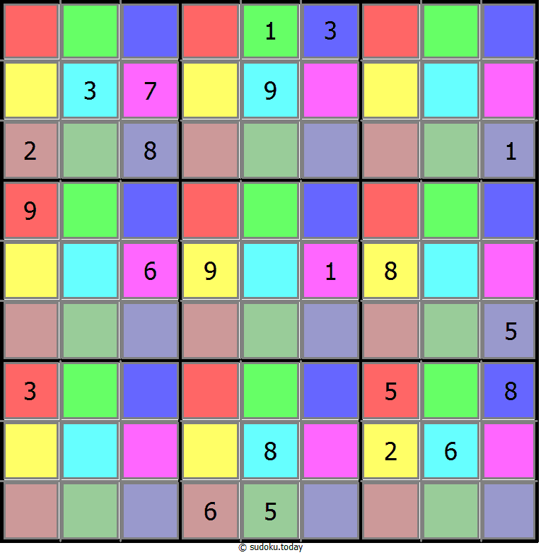 Color Sudoku 10. November 2025