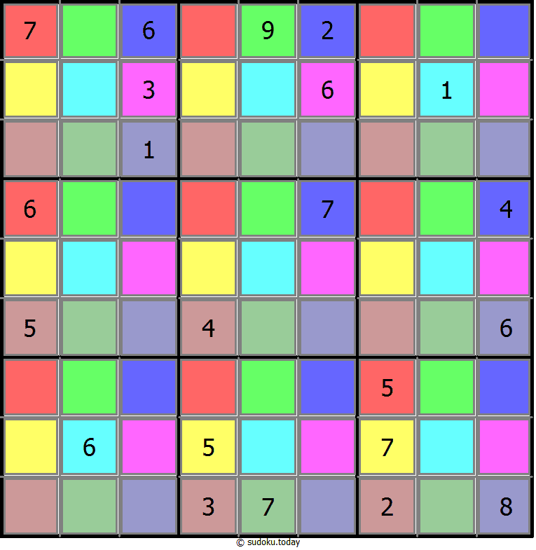 Color Sudoku 10. November 2025