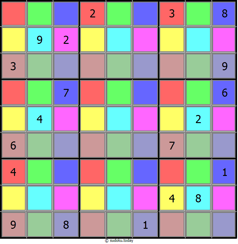 Color Sudoku 15. November 2025