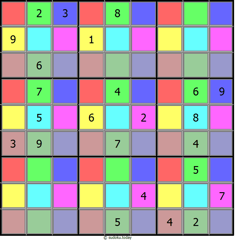 Color Sudoku 14. November 2025