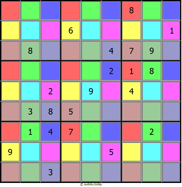 Color Sudoku 23. November 2025