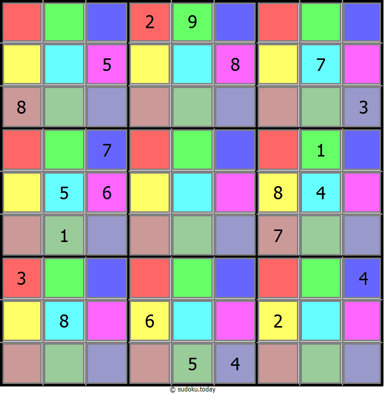 Color Sudoku 25. November 2025