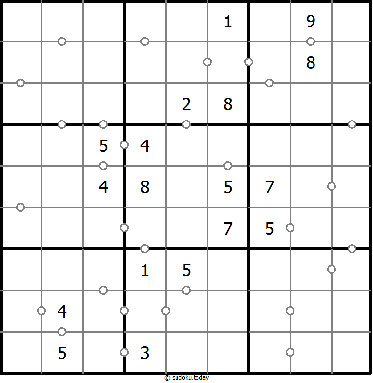 Consecutive Sudoku 29. Oktober 2025