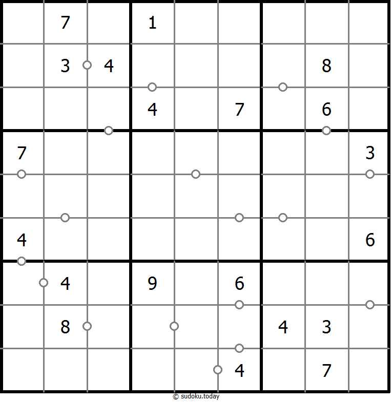 Consecutive Sudoku 01. November 2025
