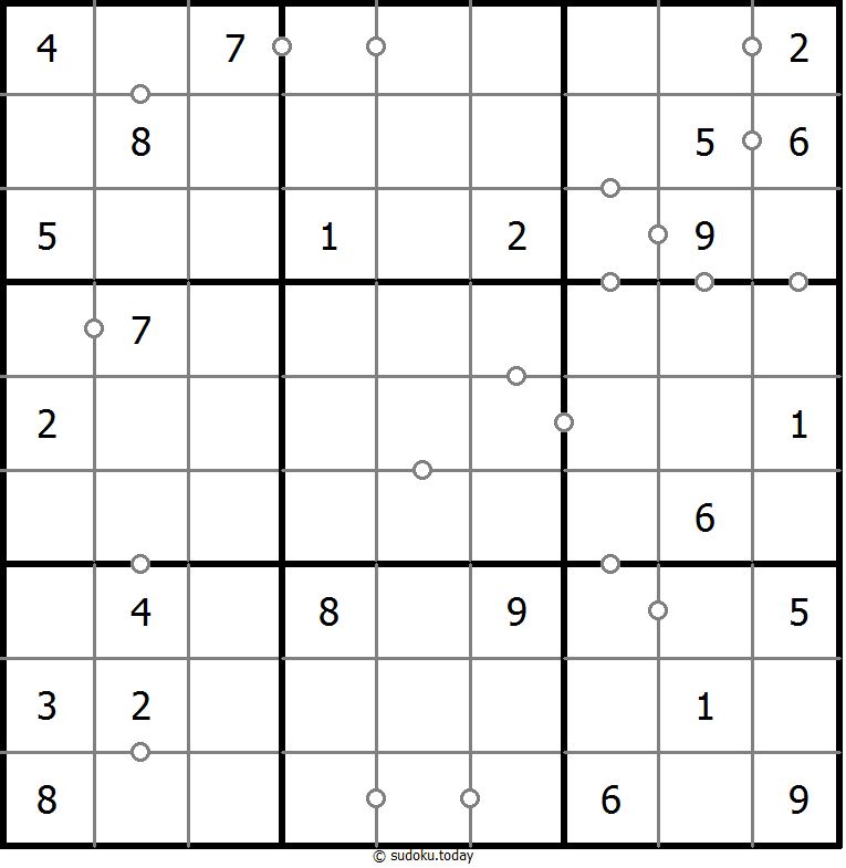 Kontinuierliches Sudoku 27. Oktober 2025