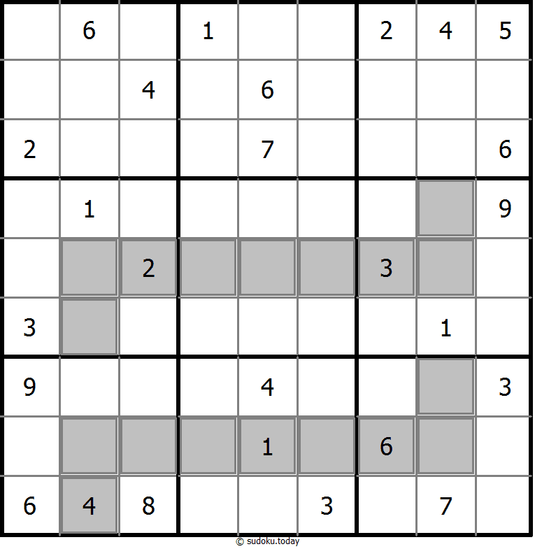 Extra Regions Sudoku 30. Oktober 2025