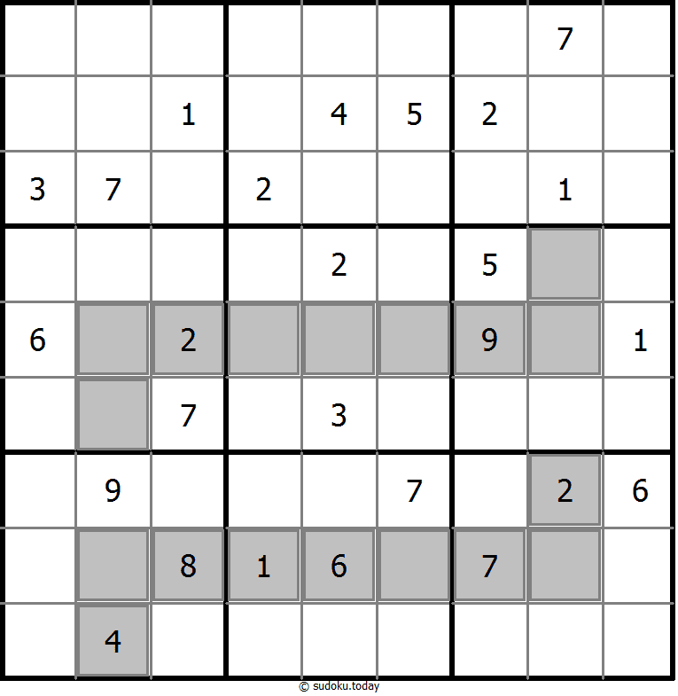 Zusatzbereich-Sudoku