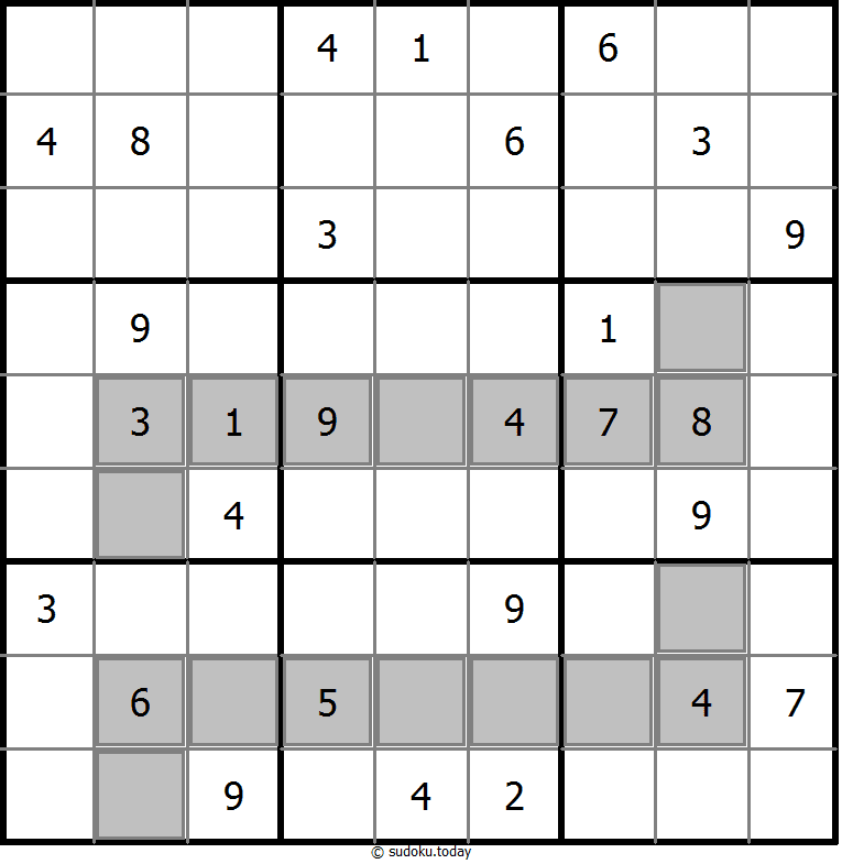 Zusatzbereich-Sudoku