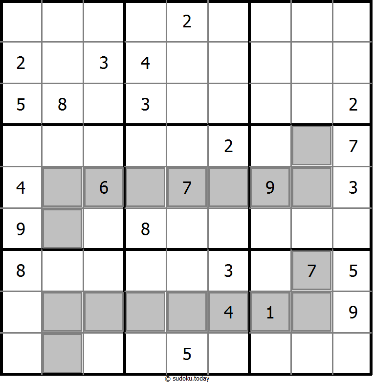 Extra Regions Sudoku 05. Dezember 2025