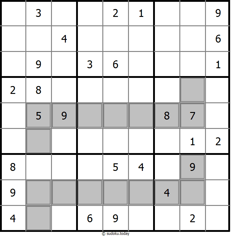 Zusatzbereich-Sudoku