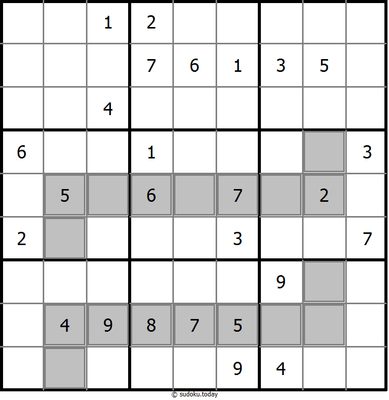 Extra Regions Sudoku 28. Oktober 2025