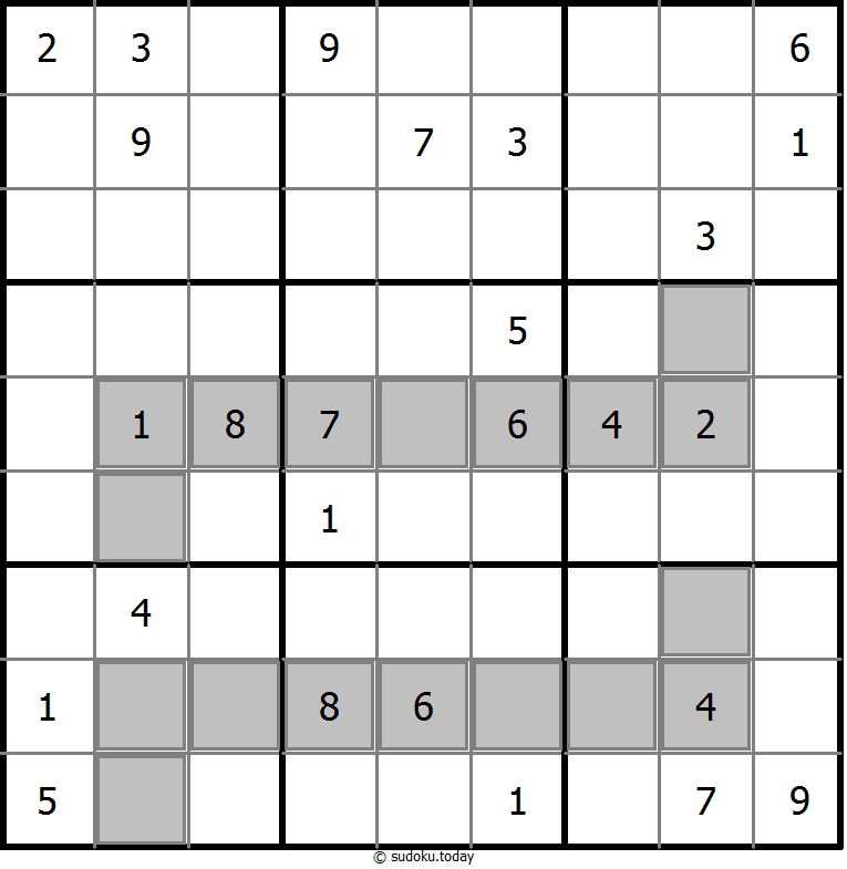 Zusatzbereich-Sudoku