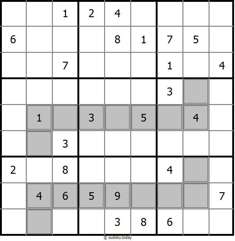 Zusatzbereich-Sudoku