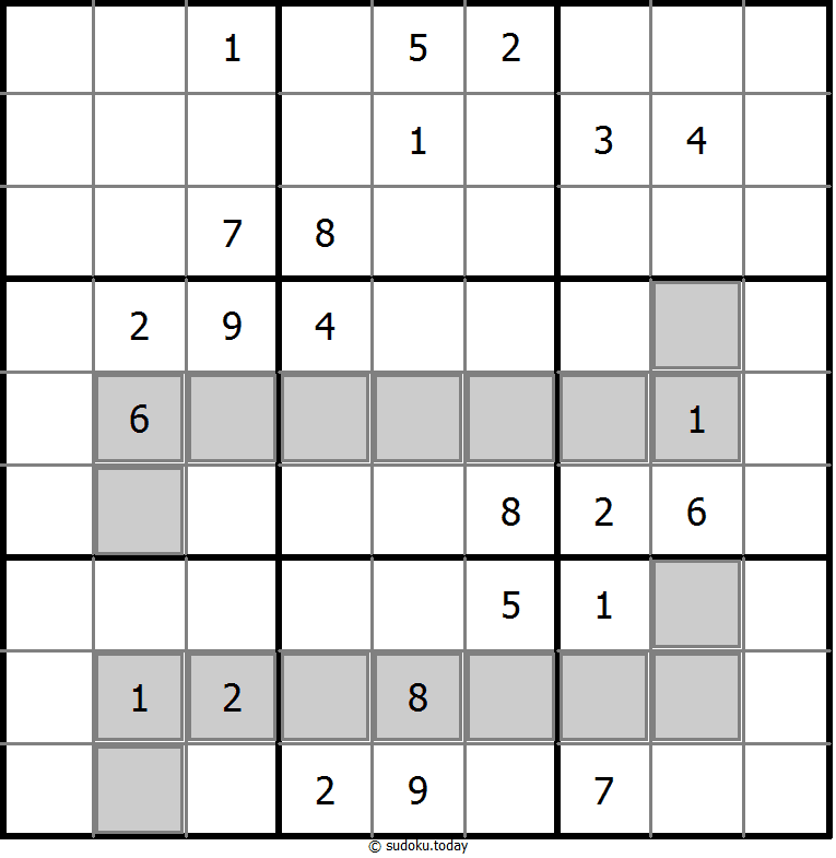 Extra Regions Sudoku 11. Dezember 2025