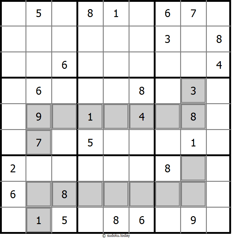 Zusatzbereich-Sudoku