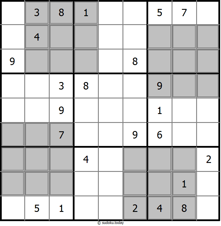 Extra Regions Sudoku 15. Dezember 2025