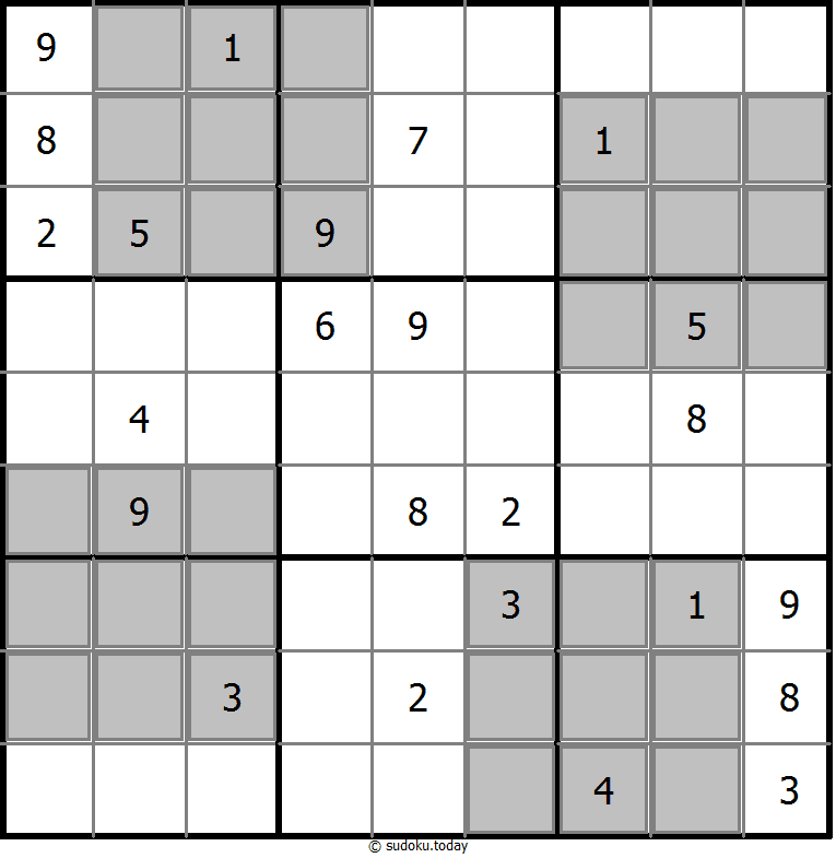 Zusatzbereich-Sudoku