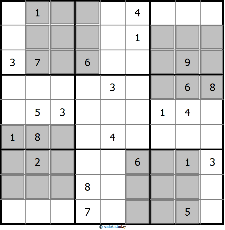 Extra Regions Sudoku 29. Oktober 2025