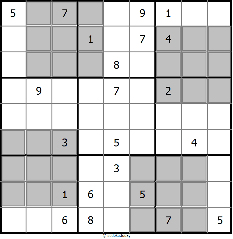 Zusatzbereich-Sudoku