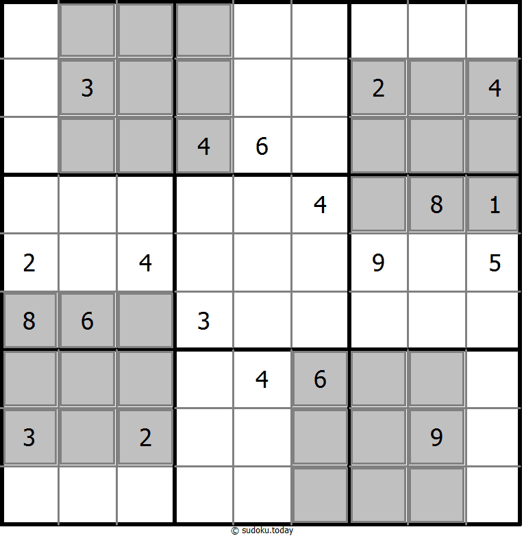 Extra Regions Sudoku 23. November 2025