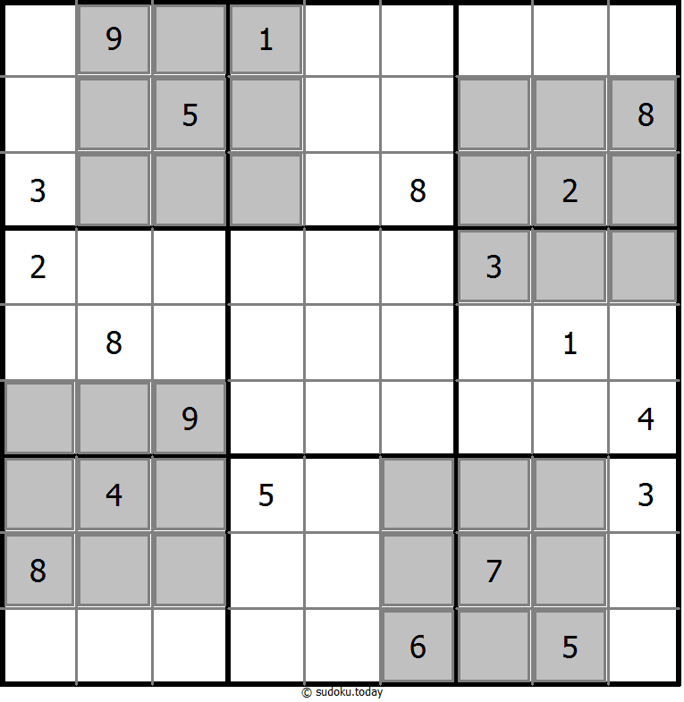 Zusatzbereich-Sudoku