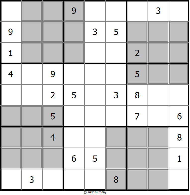 Zusatzbereich-Sudoku