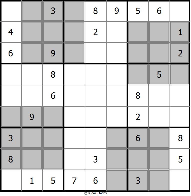 Zusatzbereich-Sudoku