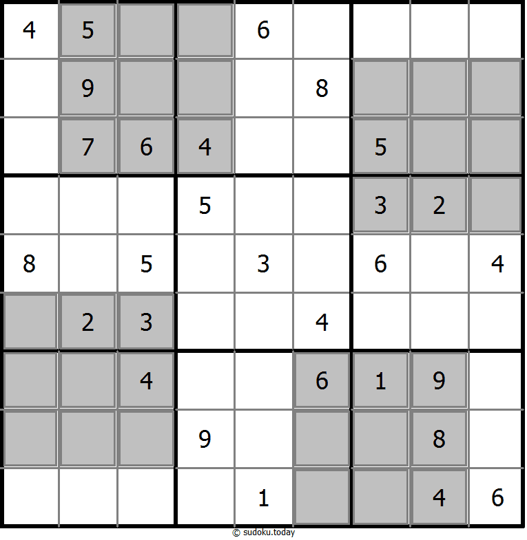 Zusatzbereich-Sudoku