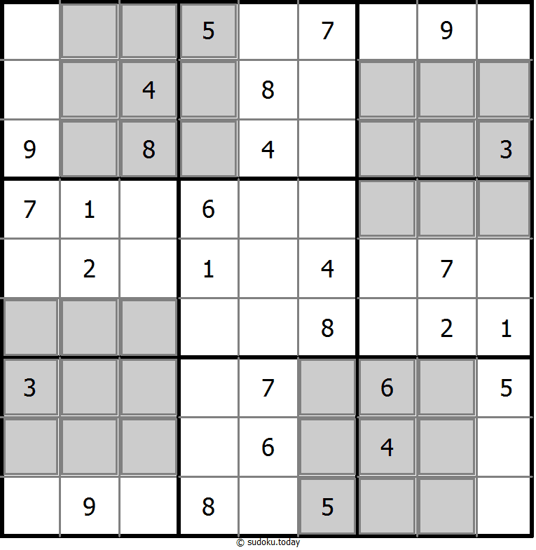 Zusatzbereich-Sudoku