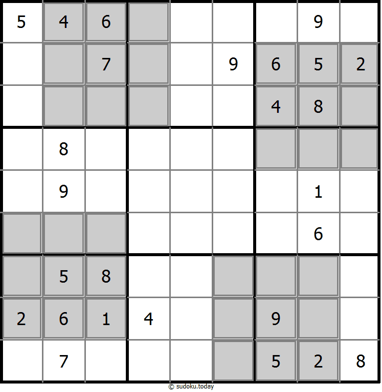 Zusatzbereich-Sudoku